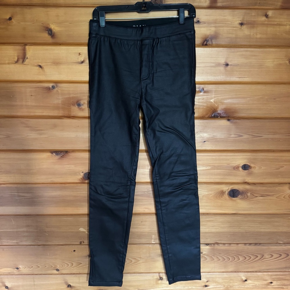 Bianco made in the USA Black Faux Leather Pants | size 28